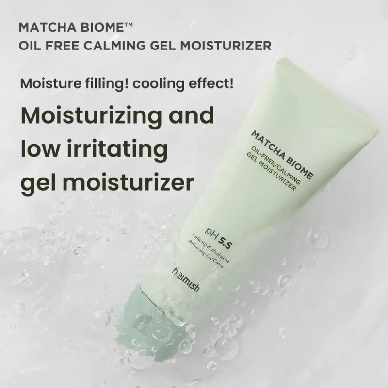 Heimish Matcha Biome Oil-free Calming Gel Moisturizer 100ml Acneica Día/noche