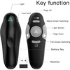 Presentation Clicker Wireless Presenter Laser Pointer for Presentations Remote RF