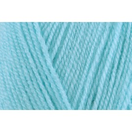 King Cole Pricewise DK Crochet Yarn, 100% Acrylic Double Knitting Wool for Sweaters, Jumpers, Toys - 100g Ball - 1693 - Baby Turquoise - Single (11 Ball)