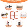 Ultrawall Lumber Storage Rack Wall Mount Wood Storage Racks, Metal