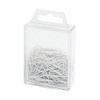 Wedo 901244200 Metal Plastic Coated Paper-Clips, 27 mm, Pack of
