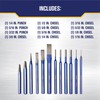 IRWIN Chisel Set, Chisel and Punch, 12-Pack with Various Sizes,