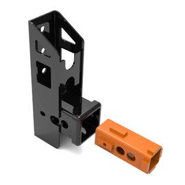 Towing Hitch Wall Mount, Adjustable 1.25"/2“ Receiver, Wall Mount Storage Bike Cargo Rack Hanging Garage Organizer, Trailer Hitch Receiver Bicycle Storage, Supports up to 350 lbs