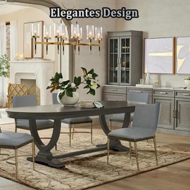 HAMON Chair Covers, Set of 4, Easy-Care, Waterproof, Removable Chairs, Waterproof Stretch PU Leather Chair Cover, Home, Office, Restaurant Chair Covers, Faux Leather, Waterproof, Stretchy Protective