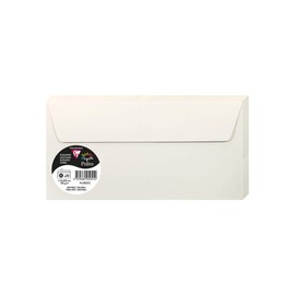 Clairefontaine 5055C Pack of 20 Envelopes Pollen Format DL 110 x 220 mm 120 g Ideal for Invitations and Correspondence Light Grey 1 Pack