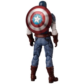 MAFEX No. 220 CAPTAIN AMERICA (Classic Suit) Total Height Approx. 6.3 inches (160 mm), Non-scale, Painted Action Figure