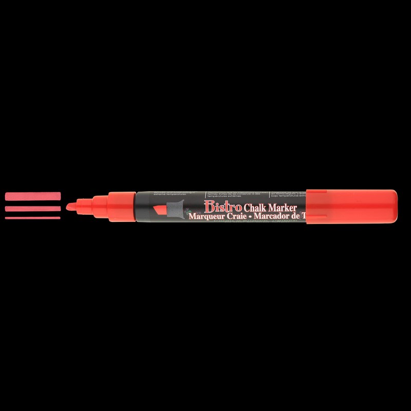 Uchida 483-C-2 Chisel Tip Bistro Chalk Marker, Red