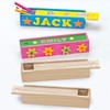 Baker Ross EC1247 Wooden Pencil Boxes (Box of 4) Plain