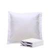 1000TC Luxury Ultra Soft Plain Colour Pillowcases (2 European Pillowcases