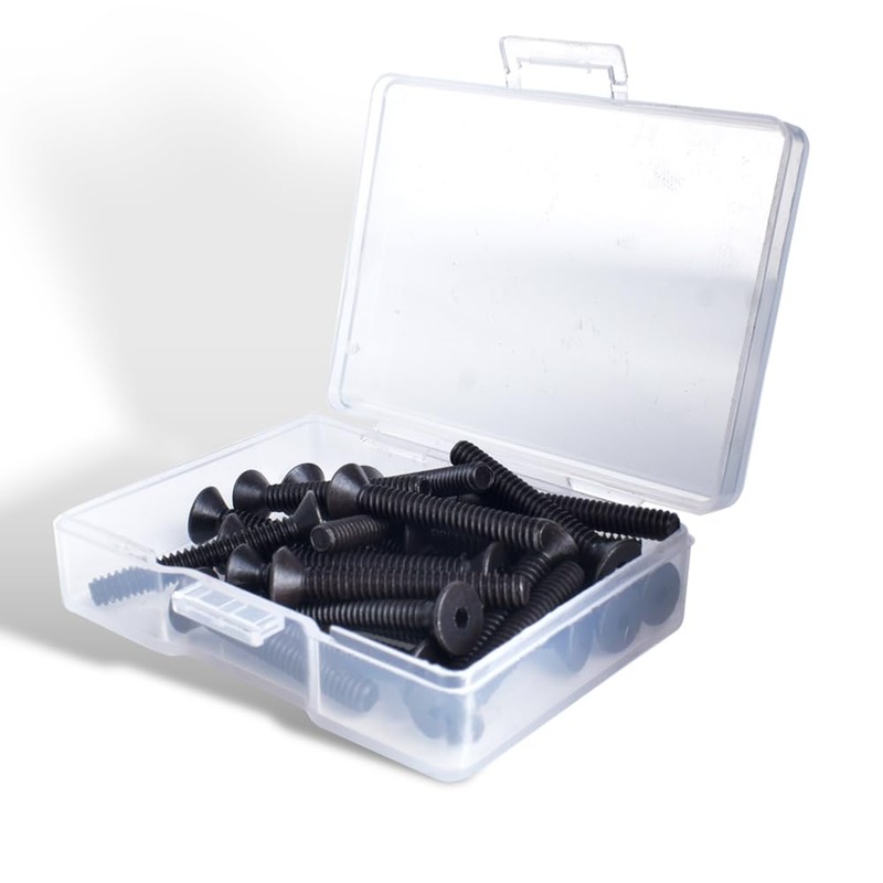 YOUFEN #6-32 X 1 Flat Head Socket Cap Screws 10.9