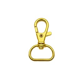 MAKRAMA Gancho Para Llavero Macrame 2cm (20 Pzas) (Dorado)