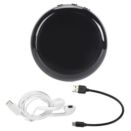 Small Voice Recorder HD Noise Reduction HiFi MP3 Player Rechargeable Voice Activated Recorder for Meeting Interview 16GB