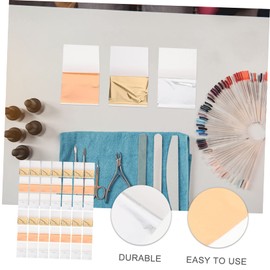 Mikinona 300 Sheets Foil Nail Decor Glittering Foil Flakes for DIY Nail Art for Home Manicure Salon Use Easy Application