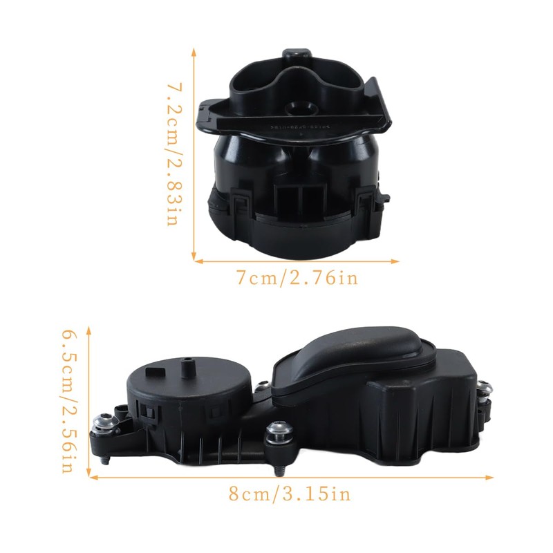 Ubric Car Exhaust Valve Crankcase Ventilation Oil Separator Compatible with