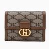 Hazzys (광주신세계)25SS브라운 이니셜패턴 가죽 반지갑 HIWA5E870W1 (Gwangju Shinsegae) 25SS Brown