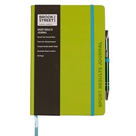 Sport Results Notebook - Hardback A5 Sports Gift (Lime Green)