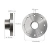 3" Wood Lathe Steel Faceplate Chucks, 1”-8TPI Thread Woodworking Accessories