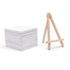 KINGART 856-8 White Mini 4" x 4" STRETCHED ARTIST CANVAS
