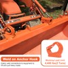 Leero 2 Ton G80 Weld on Anchor Hook, Heavy Duty