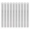 sourcing map 10pcs Mn Steel Feeler Gauge 0.03mm Thickness 150mm