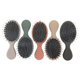 BIUDECO 1pc Detangler Brush Massage Hair Styling Comb Portable Hair Comb for Women Pig Bristle