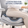 Memory Foam Seat Cushion and Lumbar Support Pillow for Office