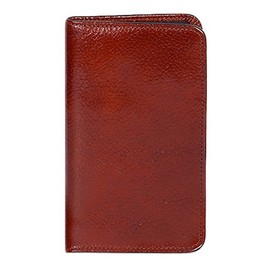 Scully Western Planner Italian Leather Pocket Mahogany 1008-06