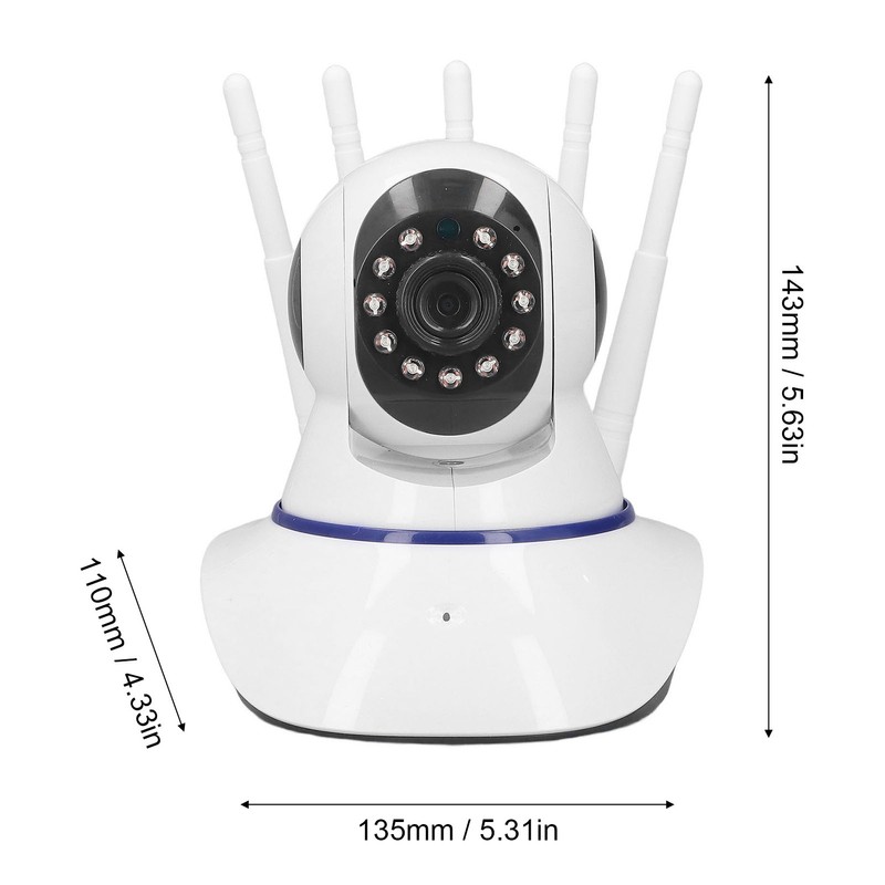 Surveillance Camera HD 1080P Infrared Night Vision 360° Angle Adjustable