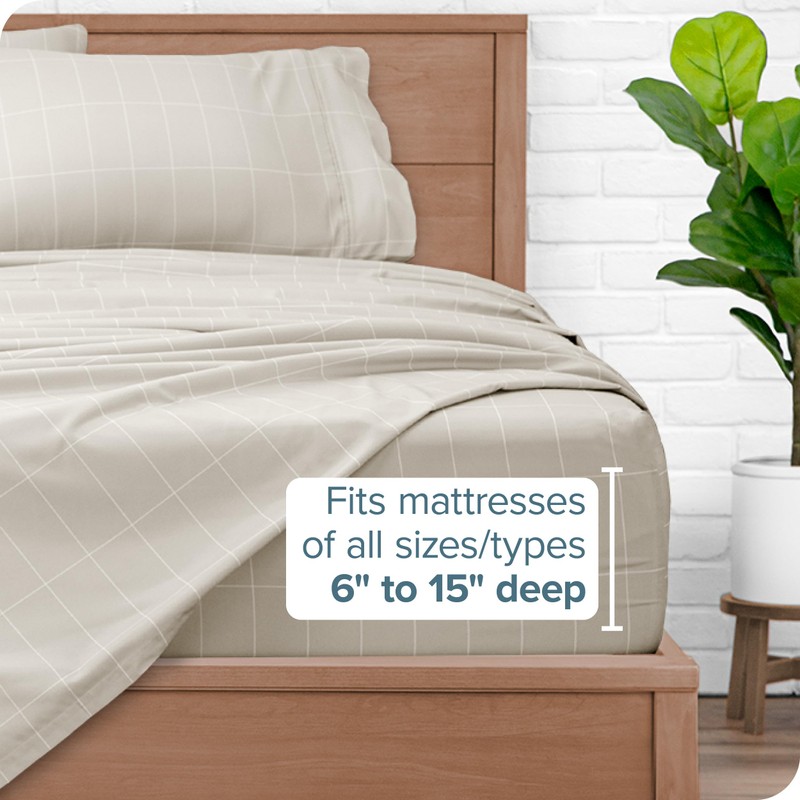 Bare Home Queen Sheet Set - Luxury 1800 Ultra-Soft Microfiber