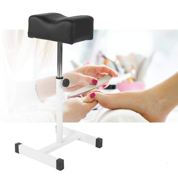 Pedicure Manicure Footrest Pedicure Stool Chair with Footrest Adjustable Pedicure Nail Footrest Manicure Foot Rest Desk Salon Spa Equipment, Height Adjustbale (15'' -22.4'')