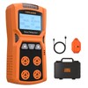 ADKS-4 Portable Gas Detector, 4 Gas Monitor H2S,O2,CO and LEL