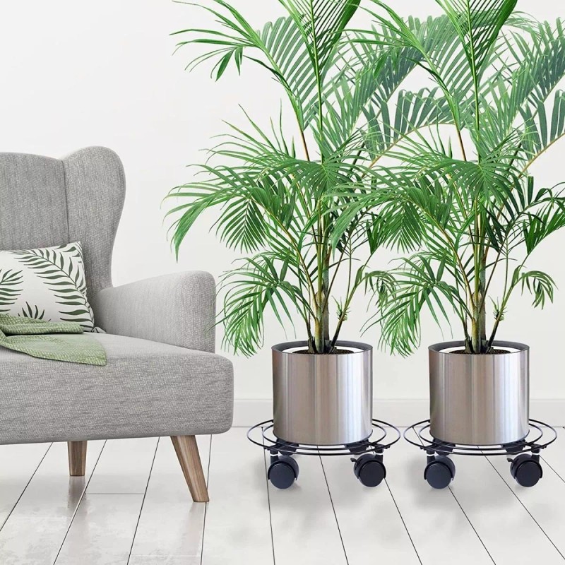 xttx 2 Soportes De Base De Maceta De Metal Con