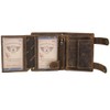 Greenburry BV-1796AC-RFID-25/Chain Vintage RFID Leather Biker Wallet with Chain, brown,