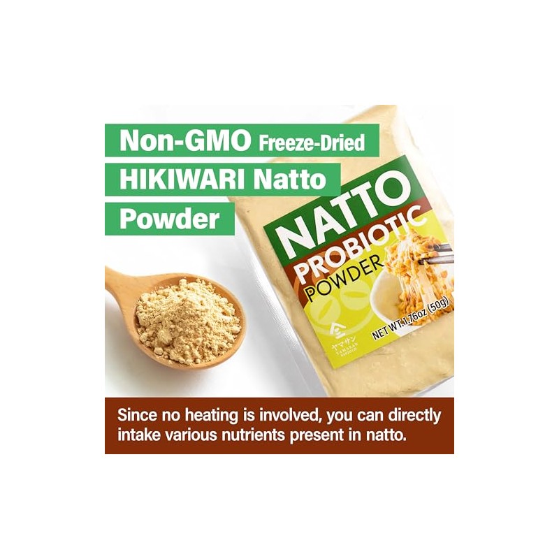 Yamasan Kyoto Uji Japanese Natto Fermented Soybean Powder