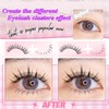 ALICE Natural Lash Clusters Wispy Eyelash Extensions Manga Clusters Lashes