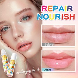 Roll on Lip Oil,Macarons Liquid Lipstick,Lip Balm StickMoisturizing Lip Glow Oil Lip Care,Gifts for Girl Dry and Chapped Lips,Lip Care,Lip Products As Girls Gifts,Clear Lip Gloss for Girls