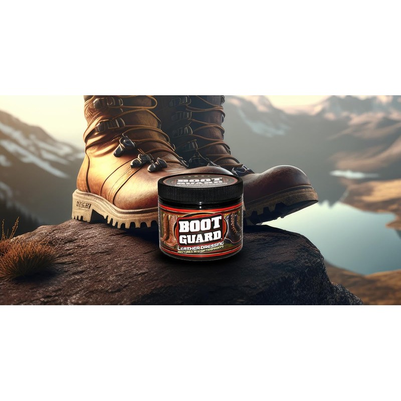 Boot Guard Leather Dressing: Restores and Conditions Leather Boots, Shoes,