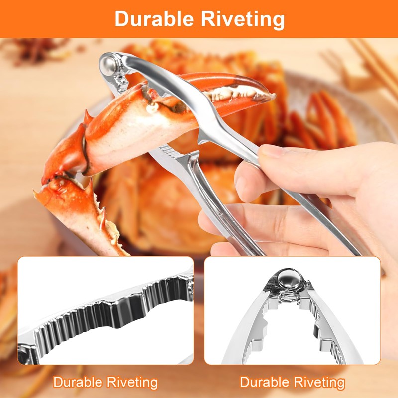 10Pcs Crab Cracker Tool Set, Crab Legs Crackers Lobster Crackers,