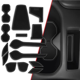 CupHolderHero fits Nissan Leaf Accessories 2018-2024 - Premium Custom Interior Non-Slip Anti Dust Cup Holder Inserts, Center Console Liner Mats, Door Pocket Liners 15pc Set (Gray Trim)