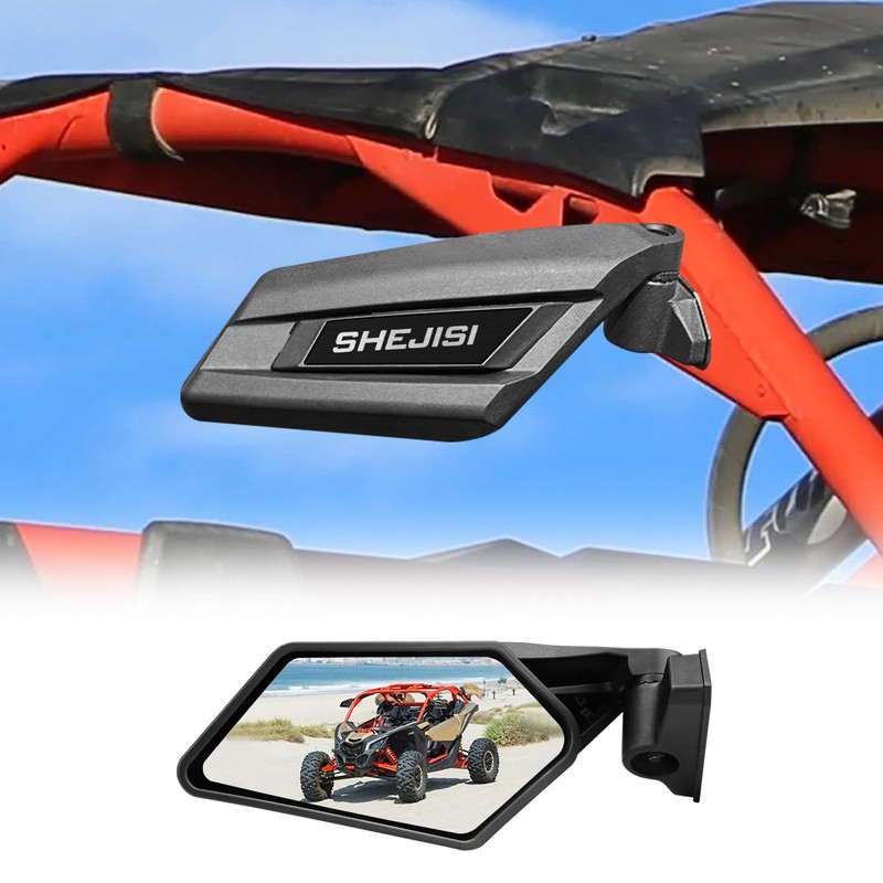 SHEJISI X3 Mirrors,Explosion-proof glass upgraded Maverick X3 side view mirrors