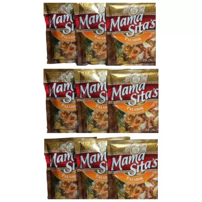 Mama Sita’s Pack Of 9 Philippines Seasoning Palabok Mama Sita’s