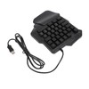One Handed Gaming Keyboard 7 Color RGB Backlight Ergonomic 35