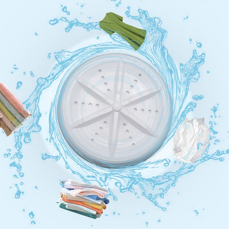 Washing Machine Portable Ultrasonic Washer Laundry Supplies for Travel Business