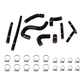 Mishimoto Silicone Heater Hose Kit compatible with Toyota 4Runner 3.4 1996-2002 W/Rear Heater Black