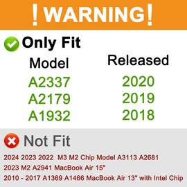 B BELK Compatible MacBook Air 13 Inch Case M1, 2021, 2020, 2019, 2018, A2337, A2179, A1932 Touch ID, Plastic Laptop Hard Shell, 2 Keyboard Covers, Screen Protector, Camel