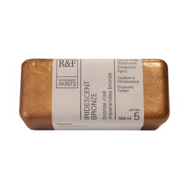 R&F Artist Encaustic Paint, Iridescent Bronze, 40 ml