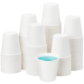 RACETOP [300 Pack Paper Cups 3 oz, Bathroom Cups 3 oz, Disposable Bathroom Paper Cups, Small Mouthwash Cups, Ideal for Party, Travel, Events, Picnic, BBQ
