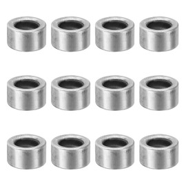PATIKIL M8 Steel Spacers, 24 Pcs Metal Spacers Steel 8mm ID x 14mm OD x 8mm L Carbon Steel Spacer Screw Standoff Round for 5/16in or M8 Screw Bolts
