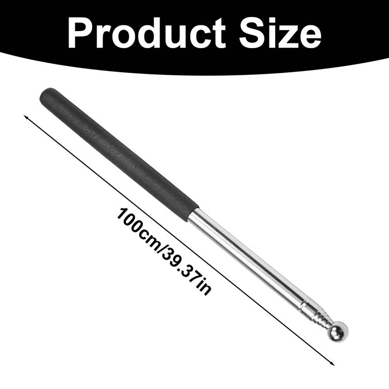 UEAVOID 1 x Telescopic Hand Flagpoles, Telescopic Flagpole, Teaching Pointer,
