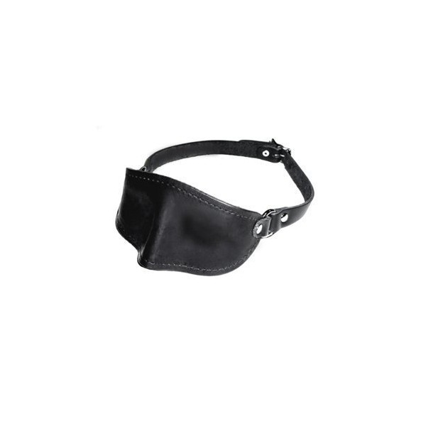 Dungeonware 100% Leather Molded Blindfold w/Buckled Strap